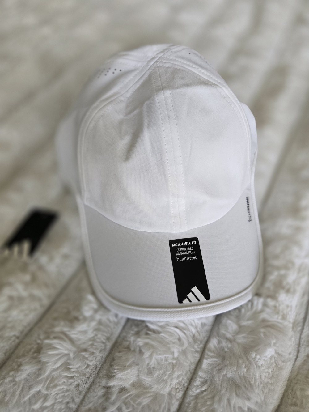Adidas Men’s White Performance Baseball Cap - Picture 2 of 9